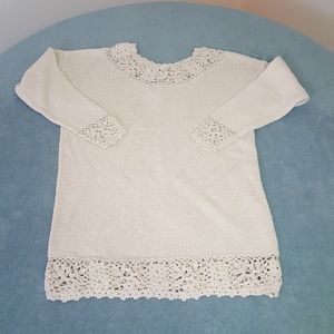 Express Tricot Knit Sweater-Reg. S